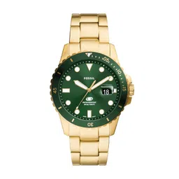 Fossil Analog Green Dial Men's Stainless Steel Watch-FS6030 image 1