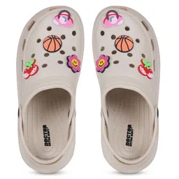 doctor extra soft Women's Premium Extra Comfortable Clogs/Sandals with Cute Charms & Adjustable Back Strap for Adult| Lightweight Stylish & Anti-Skid| Waterproof Everyday Use Mules Girls/Ladies D-538 image 4