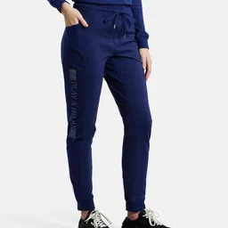 jockey AW36 Women's Super Combed Cotton Elastane Stretch Slim Fit Joggers with Side Pockets image 2