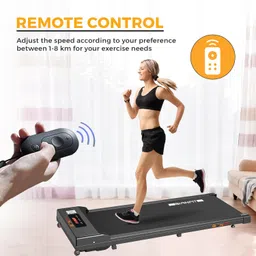bionfit fitness is bliss BIONFIT Treadmill for Home Gym 100 kg (2 HP) | Foldable Running Machine for Home Gym Fitness | Walking Pad for Men and Women, 1 Year Warranty with DIY Installation image 4