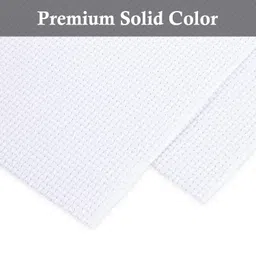 CANFOISON Aida Cloth Big Size 11 Count, White Cross Stitch Fabric, 39 inch by 60 inch image 4