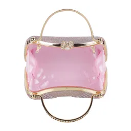 mochi Unisex Adults Clutches Faux Leather with Fabric Lining Ethnic bag with closure image 2