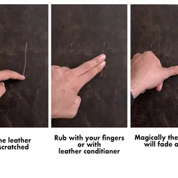 Andean Leather Fabric - Leather Sheet, Tooling Leather, Genuine Full Grain Cowhide Leather for Crafting (1 Sheet, Size: 12" x 12", Dark Brown) image 3