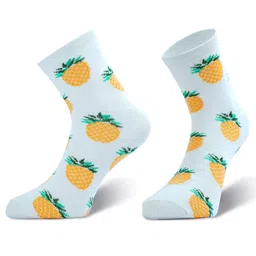 anchor Women's Ankle Length Cotton Socks, Cute Socks For Women, (Pack of 3), Multicoloured, Free Size image 2