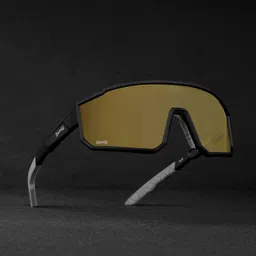 okno Eyewearlabs Sunglasses For Men & Women | Polarized Sports Over-Sized Unilens Wrap-Around Branded Stylish Spectacles | 100% UV Protection Shades | Cricket Sports Cycling Driving Trekking & More image 4