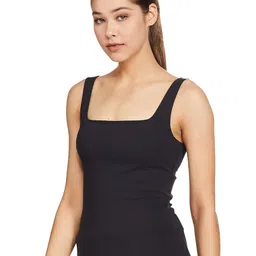 nike Women's Regular Tank TOP/Singlet (DA0724-010_Black/DK Smoke Grey XS) image 3