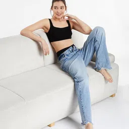 amazon brand - symbol Wire Free Pack of 3 Slip On Bra for Womens | Full Coverage | Non Padded |Non Wired | Cotton Strech image 4