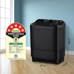 Godrej 10 Kg 5 Star With Roller Coaster Wash Technology Semi-Automatic Top Load Washing Machine (WSEDGE NEO 100 5.0 PB3 SLGR, Slate Grey) image 2