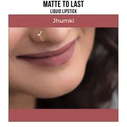Nykaa Matte to Last Liquid Lipstick (14 Jhumki, Brown) image 3