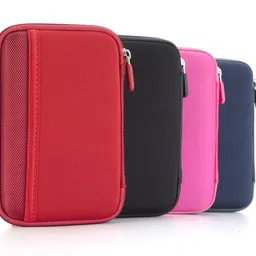 Drive Logic Portable EVA Hard Drive Carrying Case Pouch (Red) image 4