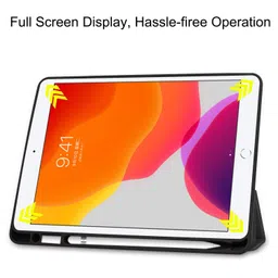 ProElite Cover for Apple iPad Air 3 10.5 inch Case Cover, Smart Flip Case Cover for Apple iPad Air 3/Pro 10.5" with Pencil Holder and Flexible Back, Lavender image 2