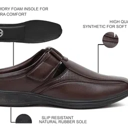 brute Leather Sandals for Men | Fisherman Sandals | Half Sandals image 4