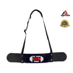 Aprodo Arm Blaster - Heavy Duty Biceps Isolator for Bodybuilding, Weightlifting, Gym, Exercise, Workout - Bicep Arm Trainer, EAT Sleep Gym Repeat (Black) image 2