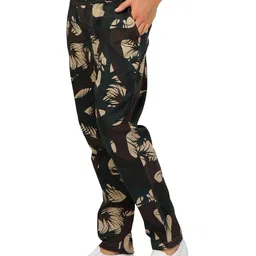 designerbin Men's Regular Fit Army Printed Pyjamas Pant image 3