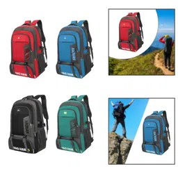 MYADDICTION Men Backpack with Zipper Water Resistant Knapsack for Street Shopping Hiking Red | Backpacks, Bags & Briefcases image 2