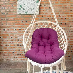 bnf® Hanging Egg Chair Back Cushion Decoration Soft Garden Pod Chair Mat 120x80cm Purple | Yard, Garden & Outdoor Living | Patio & Garden Furniture | Cushions & Pads image 5