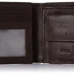 justrack Dark Brown Colour Stylish Genuine Leather Money Purse Only for Boys with Credit Card Slots (LWM00203-JT_16) image 4
