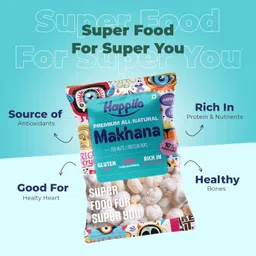 Happilo Superfoods Jumbo Handpicked Fox Nuts (Phool makhana) 100g image 5