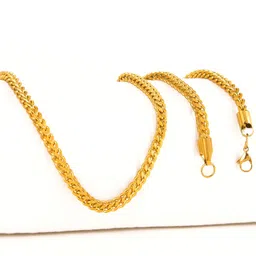 fashion frill Stylish Metal Chain For Men Boys image 4