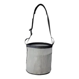 SAZ DEKOR Horse Feed Bag Mesh Breathable Reinforced Bottom Hay Bag for Hanging Outdoor Grey image 2