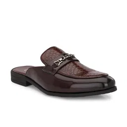 san frissco Polyurethane Formal Textured Shoe-Style Sandals Slip On| Comfortable Fashionable For Men image 4