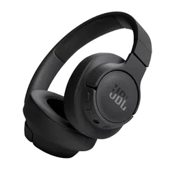 JBL Tune 720BT Wireless Over Ear Headphones with Mic, Pure Bass Sound, Upto 76 Hrs Playtime, Speedcharge, Dual Pairing, Customizable Bass with Headphones App, Lightweight, Bluetooth 5.3 (Black) image 1