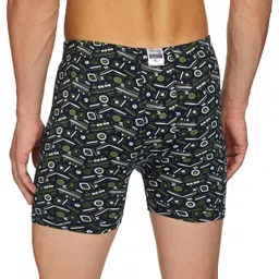 rupa frontline Printed Trunk for Men, 100% Cotton Material, Inner Elastic, Pack of 3 Assorted image 2
