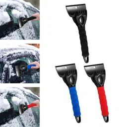 CALANDIS™ Car Windshield Window Snow Ice Scraper Snow Remover for Car SUV Black | Ice Scrapers Snow Brushes | Automotive Care Detailing image 5
