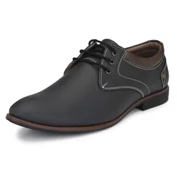centrino Men's Formal Classic Derby Lace-Up Formal Shoes for Office, Party,Wedding | Dress Shoes | Extra Cushioning Insole | Lightweight & Comfortable (7956) image 1