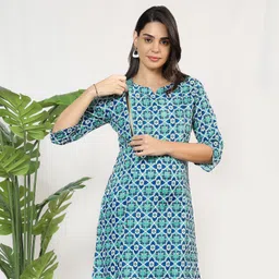 momtobe Women's Cotton Maternity Kurta/Pregnancy Kurti/Easy Breastfeeding Kurta/Western Kurti with Zippers for Nursing Pre and Post Pregnancy image 5
