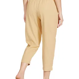 max Women Solid Cropped Ethnic Straight Pants image 2