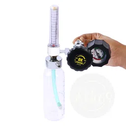 AKh69 Sai life Oxygen Flow Meter Adjustment Oxygen Valve with Regulator oxygen Flow Meter With Rotameter Humidifier Bottle Flow Meter image 3