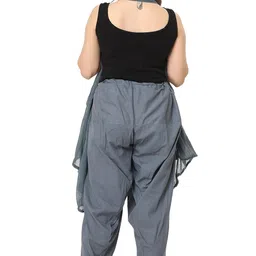 nobhob Woman's Plain Cotton Salwar Free Size || Plain Patiala || SEMI Patiala Pants || Solid Cotton image 2