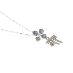 quirksmith 925 Sterling Silver Bengali Maa Pendant Necklace/With 18 Inch Chain/Gifts For Women/Mother's Day Gift/With 925 Stamp And Certificate Of Authenticity image 3