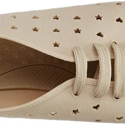 sandak womens HEARTS Beige Casual Shoes - 5 UK (5528205050) image 5