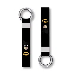 signoogle fabric 1 Pcs Cartoon Theme Lanyard Keychain Holder Compatible All Bikes Car Key Holder Tag Multicolored (6 X 1 Inch) image 1
