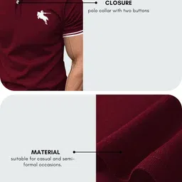 greciilooks T-Shirt for Men | Plain | Casual Stylish | Half Sleeve | Man Polycotton | Men's Solid Slim Fit image 4