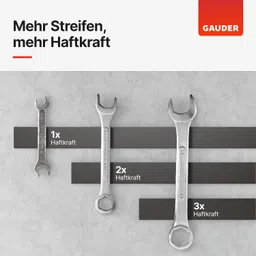 GAUDER Strong Magnetic Tape Self Adhesive (10 Feet Long x 0.6 Inch Wide) | Magnetic Strips with Adhesive Backing | Magnet Roll image 4