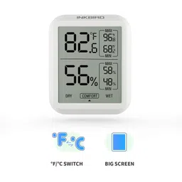 Inkbird ITH-20 Digital Thermometer Indoor Room Hygrometer Temperature Humidity Humidor Gauge Monitor Cigarette Guitar Ukulele Cigar Box Fridge Reptile Succulent image 2