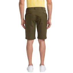 colorplus ColorplusMen's Print Pattern Contemporary Fit Cotton Blend Flat Front Casual Shorts image 4