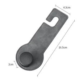 saz dekor SAZ DEKOR® Hanger Interior Organizer Rear Seat Back Hook for Toys Grocery Bag Coat Gray|Mini Nail Fixation Tool, Portable Mini Nail Shooting Machine, Nail Wall Tool, Household Woodworking Accessories| image 2