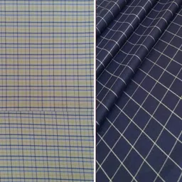 Pri & Su CottLinns Combo fo Cotton Checkered Shirt Fabric 800015 & Trouser 900126 image 1
