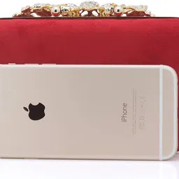 tooba Women's Clutch, Red image 3