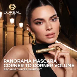 l'oreal paris L’Oreal Paris Voluminous Panorama Waterproof Mascara Volumizing, Clump Free, Smudge free, Long-lasting, Black, 9.4ml image 4