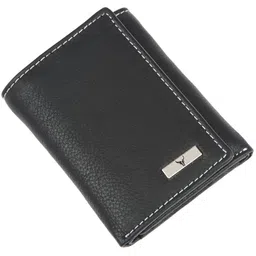 napa hide Black Leather Men's Wallet (NPH) (BLACK1) image 2