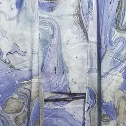 stb-silk textiles bhagalpur Women's Cotton Silk Marble Print Unstitched Salwar Suit Dress Material With Dupatta image 3