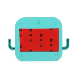 WALLVIEW TECH Wall Mounted Mobile Stand Storage Case for Remote, Multi Purpose Stand with Hole for Phone Charging (Green) - Pack of 4 image 5