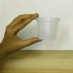 Transparent Clear Nursery Pot 2.5 inch Small Small Size Seedling Pot Planter Pac of 30 image 3