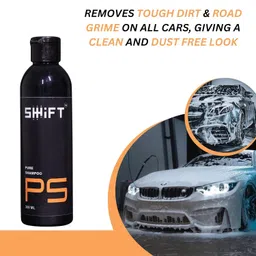 SHIFT Car Care - Pure Shampoo | High Foam Car Shampoo| Remove Tough Dirt | Safe on Paint | pH Neutral (Pack of 1, 200 ml) image 3