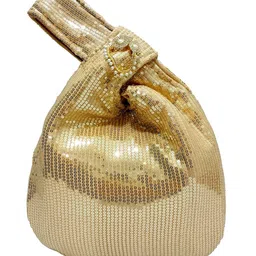 athz Ethnic Handbags for Women Sequin work artisan potli bags Handcrafted Self Design image 1